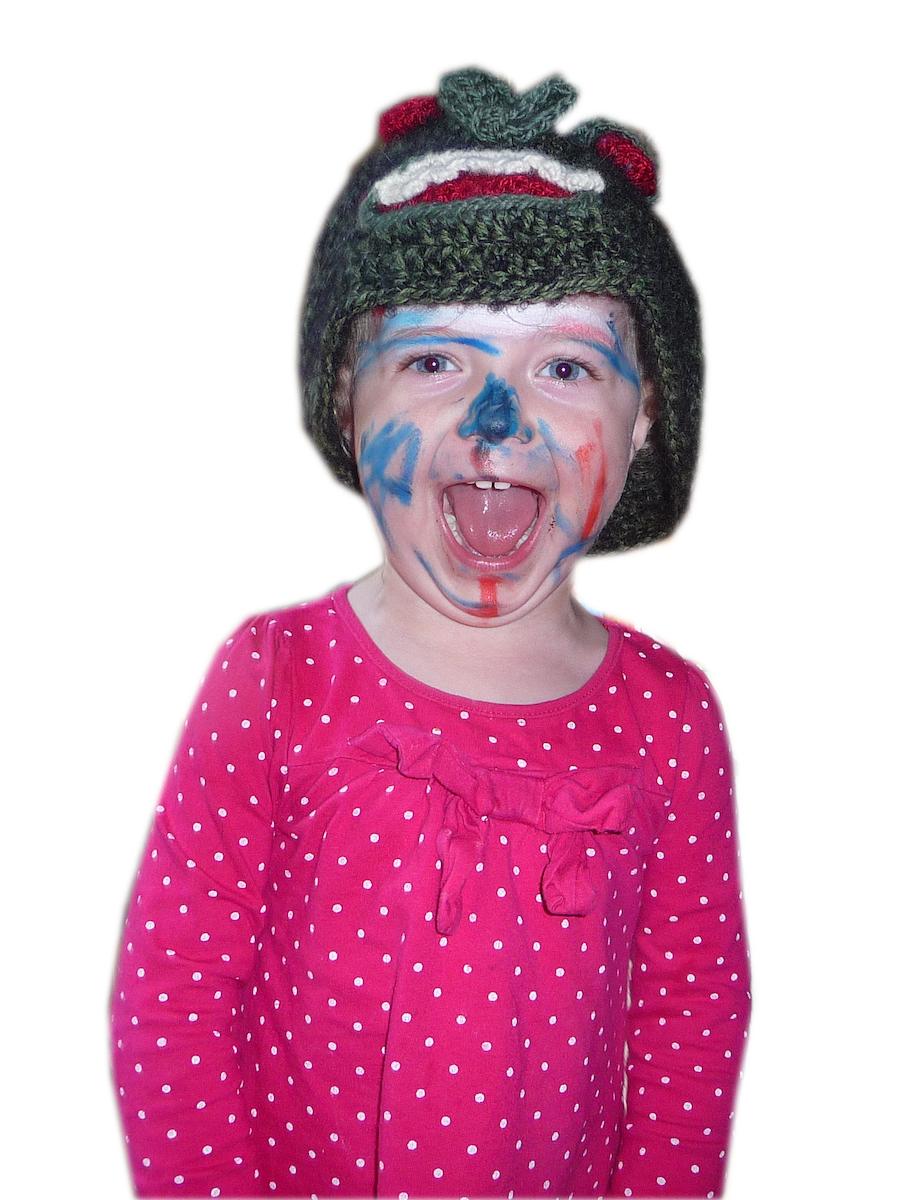 I bought Elizabeth some face paints....