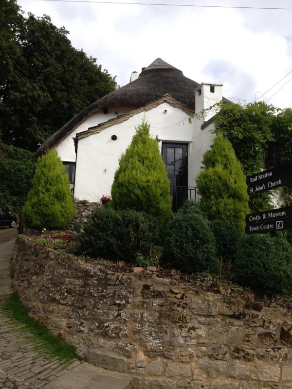 Thatched roof cottage