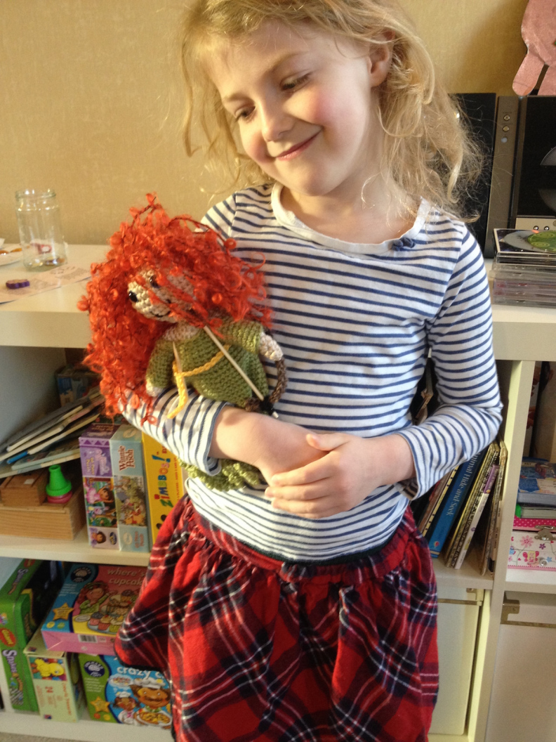 Image of crochet Merida