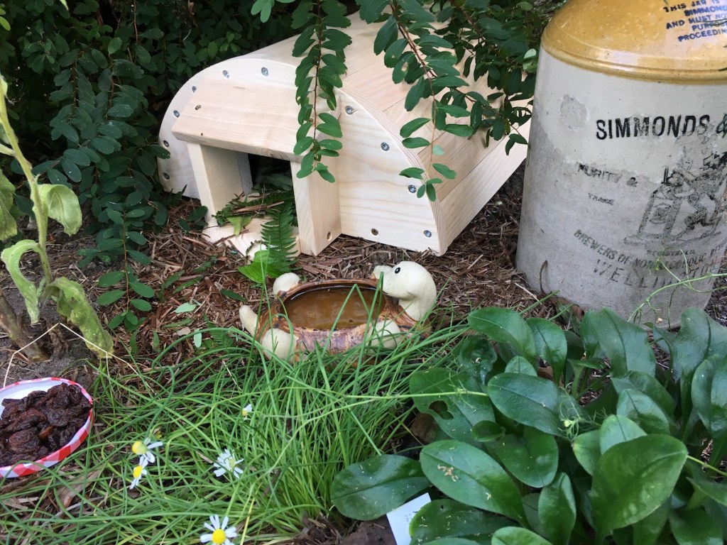A hedgehog house
