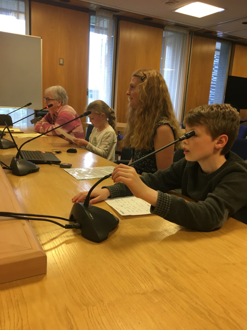 My kids addressed the city council petitions committee