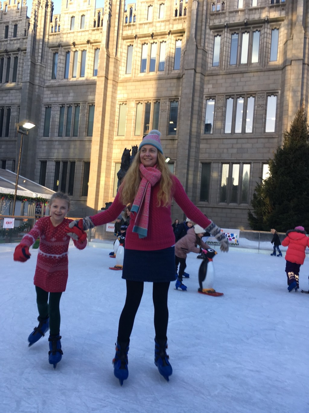 Ice-skating at the Christmas&nbsp;markets