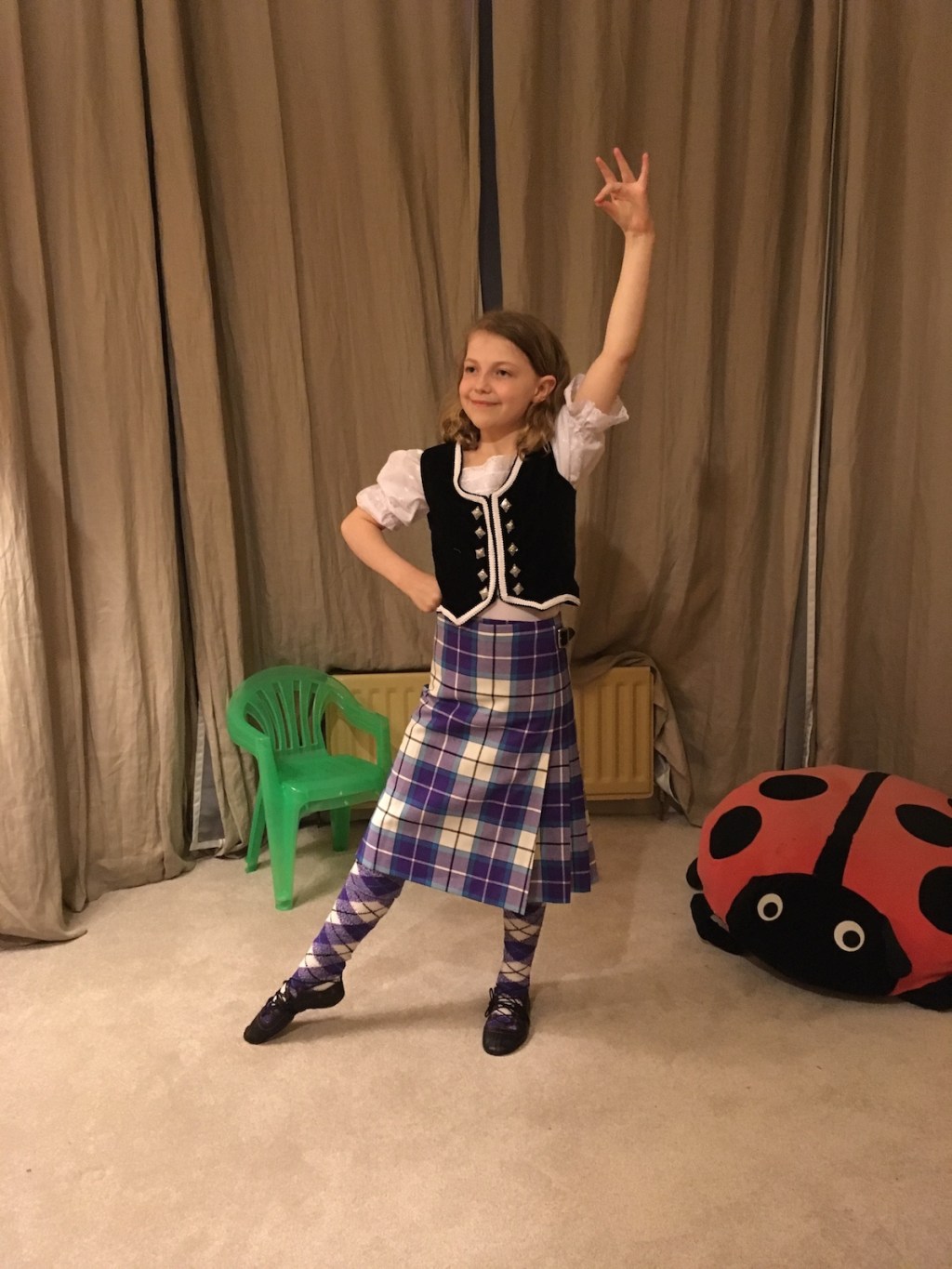 A Highland Dancer