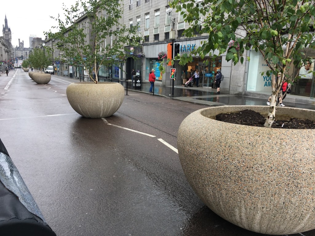 Running club, trees on Union Street, a royal vintage wedding&nbsp;dress