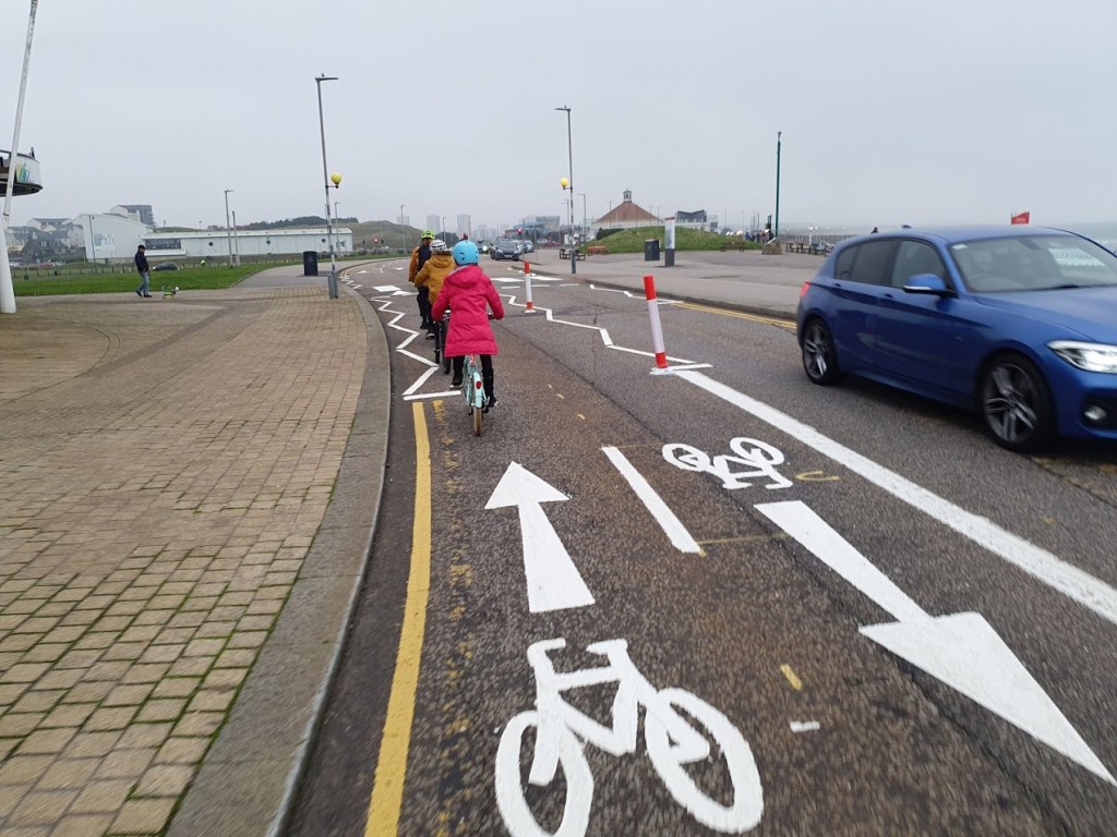Cycling to Aberdeen beach … with&nbsp;children