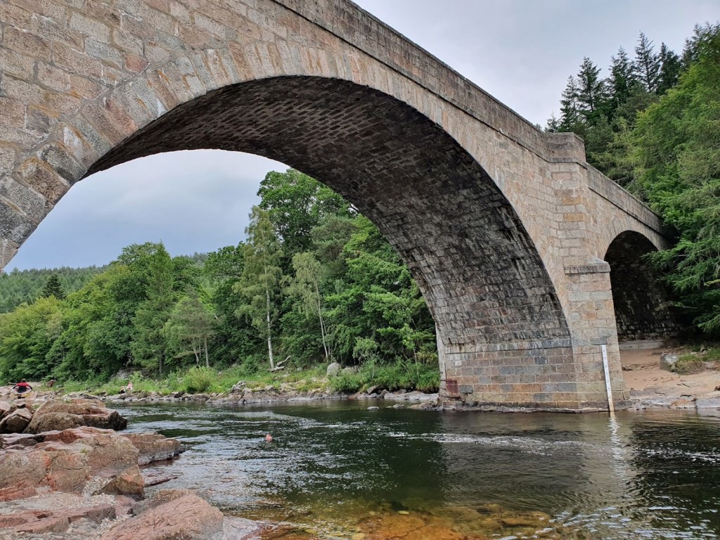 Swimming at Potarch&nbsp;Bridge
