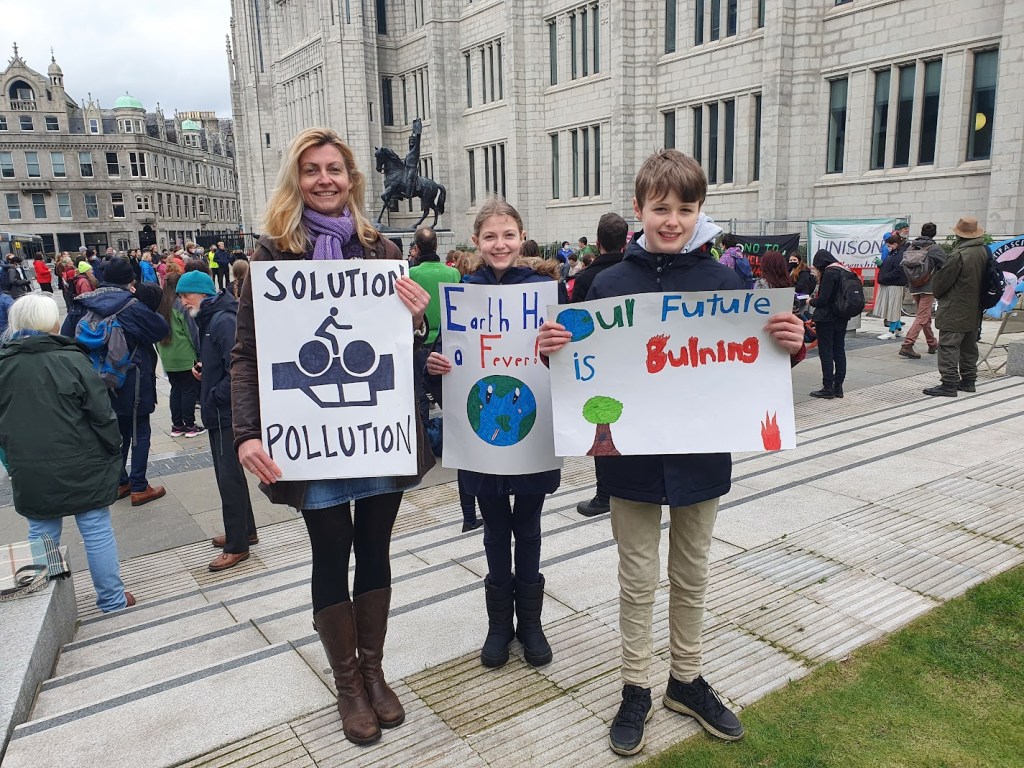 COP 26 climate rally Aberdeen&nbsp;2021