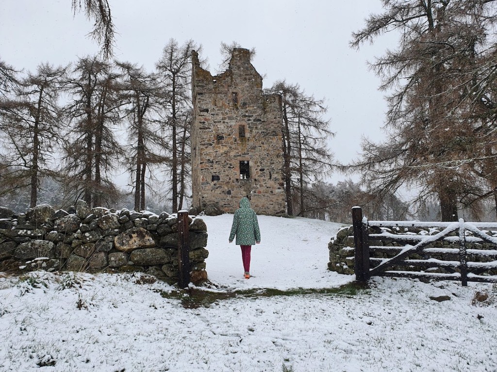 Knock Castle in the&nbsp;snow