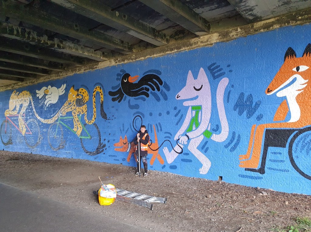 Street art for Deeside&nbsp;Way