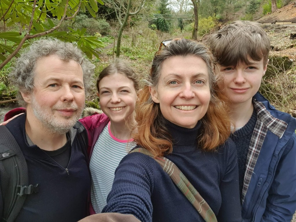 Selfie of the four of us