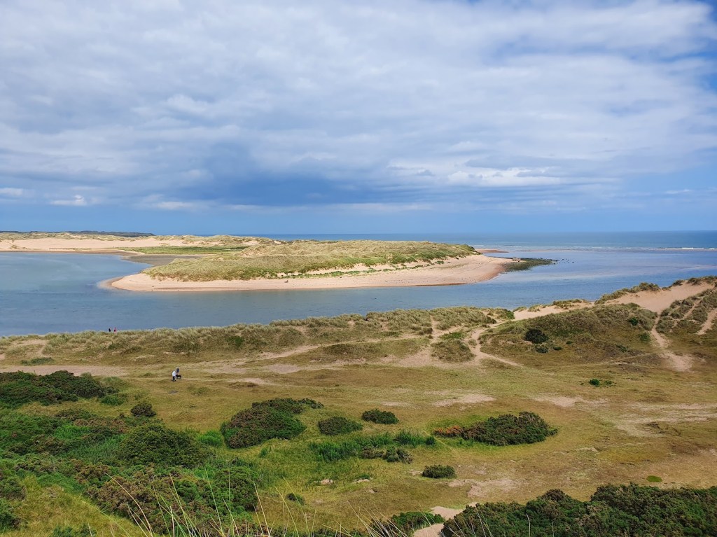 The view from the top of the hill at Newburgh Beach