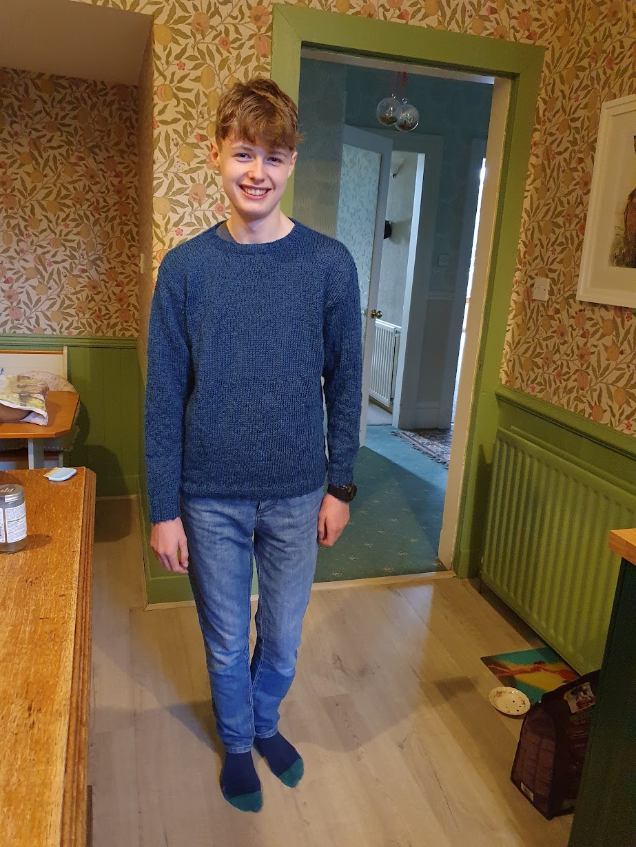 A knitted jumper for Daniel, antique binoculars, and a cat&nbsp;pic