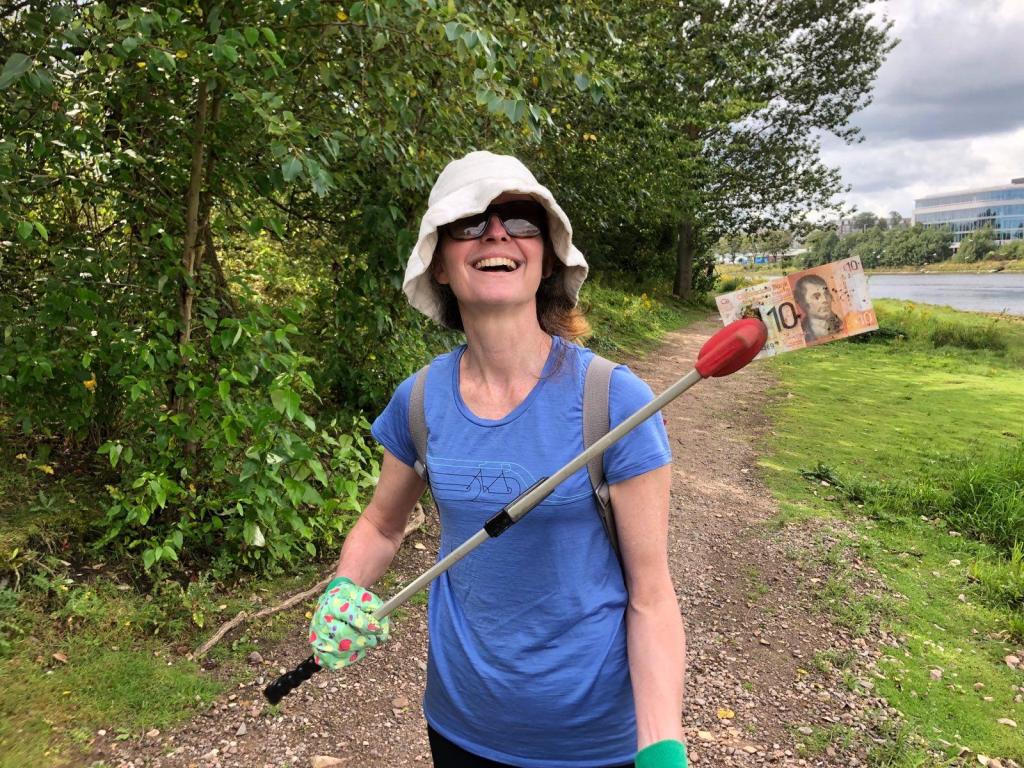 I found £10 litter picking.