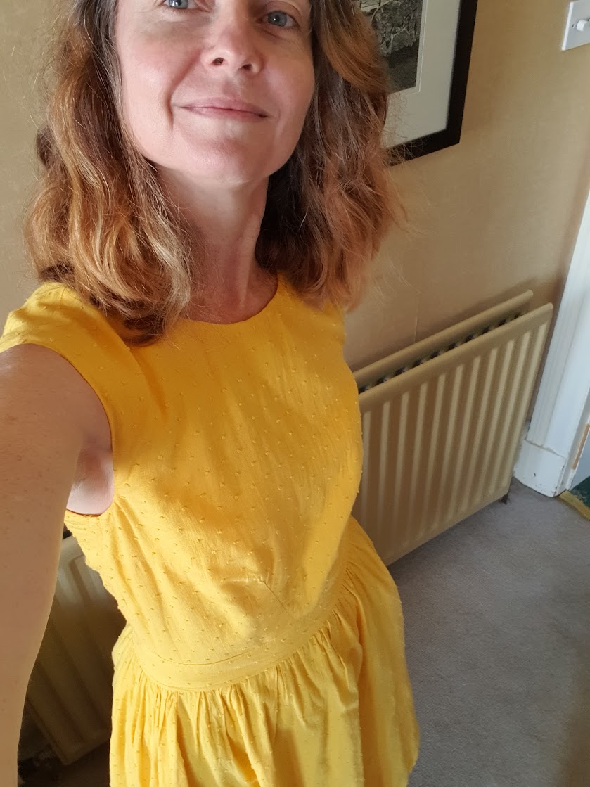 Selfie of me in the new dress