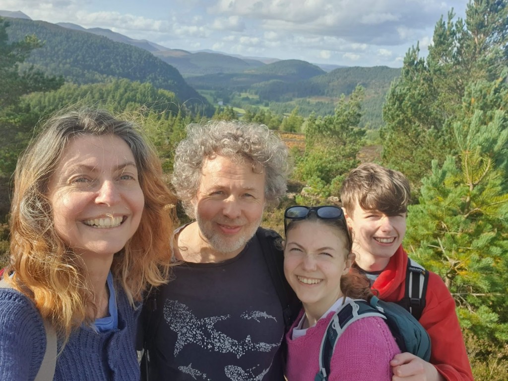 Selfie of the four of us