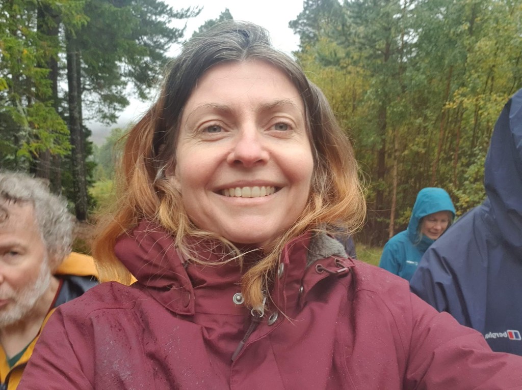 Selfie on the walk to the bothy