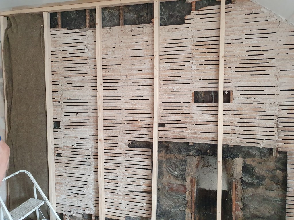 Replacing and insulating our bedroom&nbsp;wall