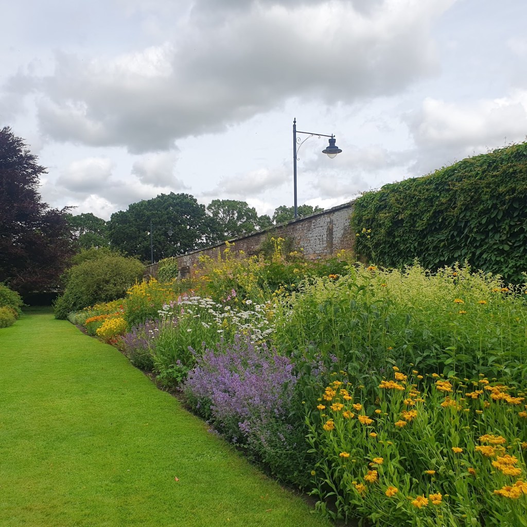 The gardens at Falkland Palace. 