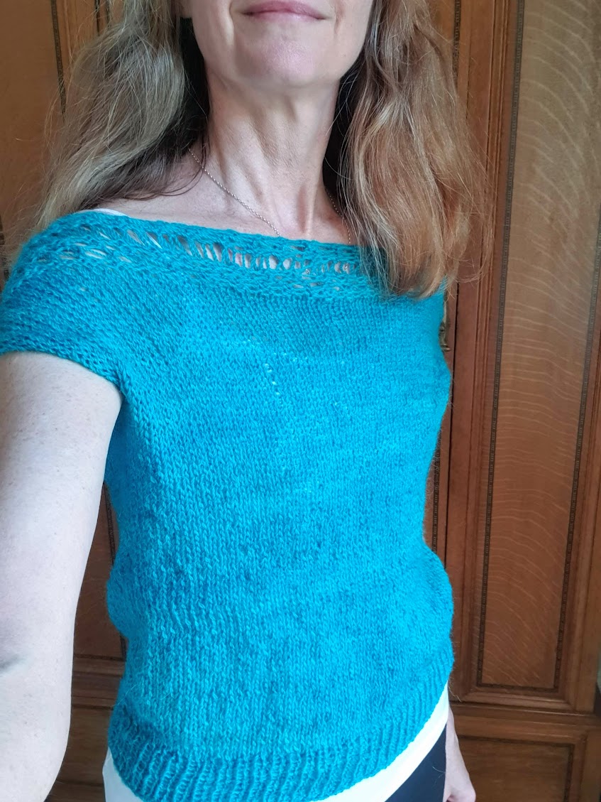 Knitted summer top