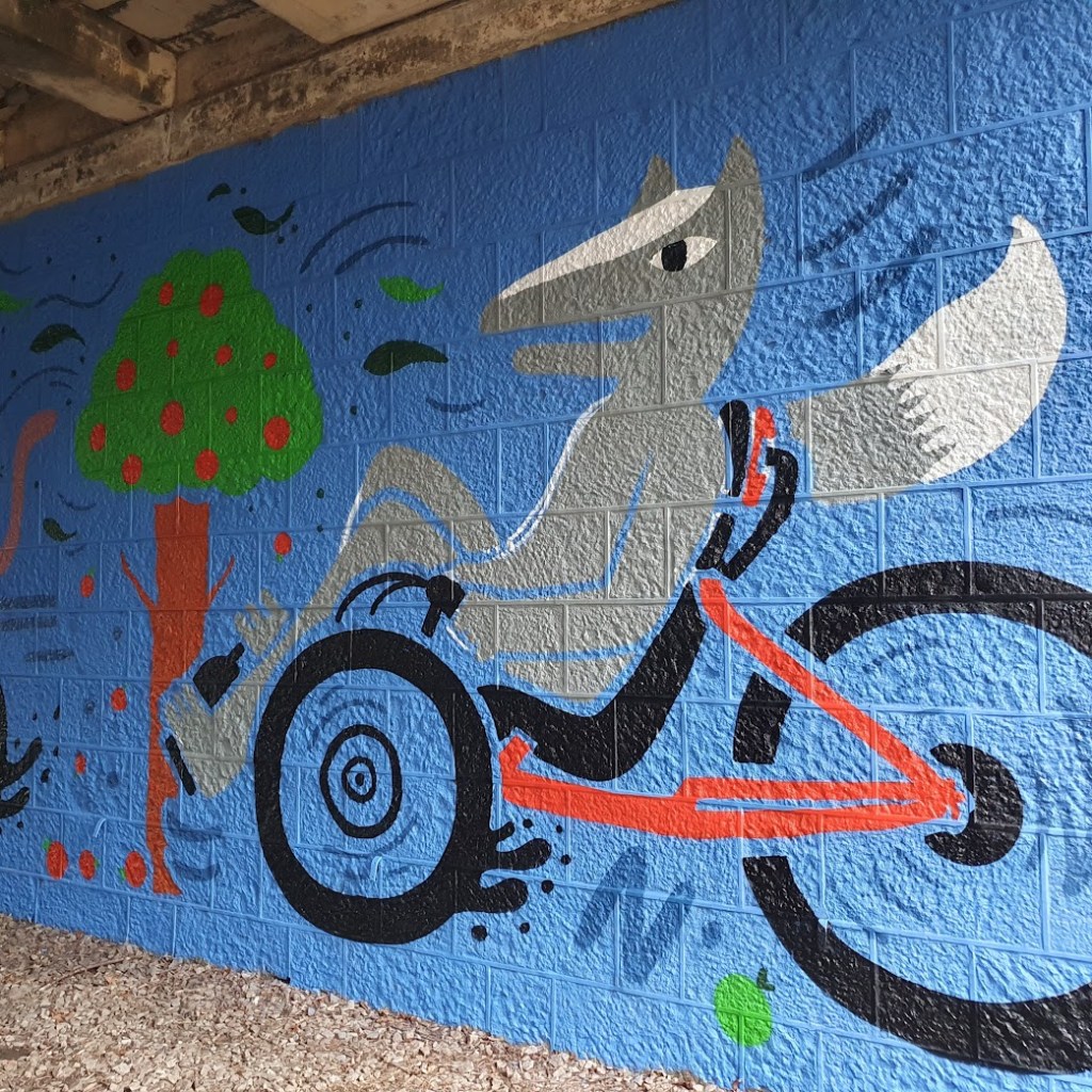 A close-up of the recumbant.