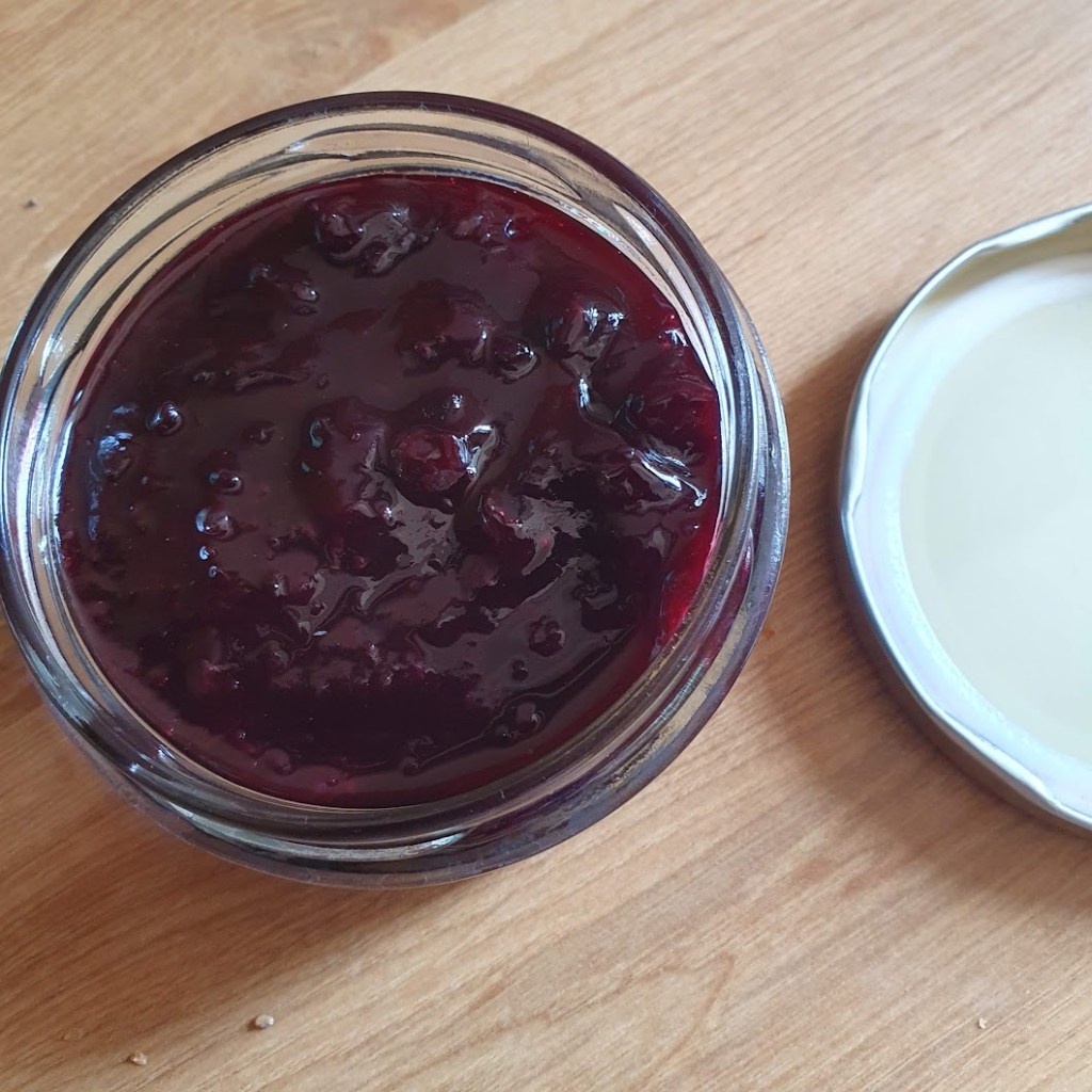 Blackcurrant jam.