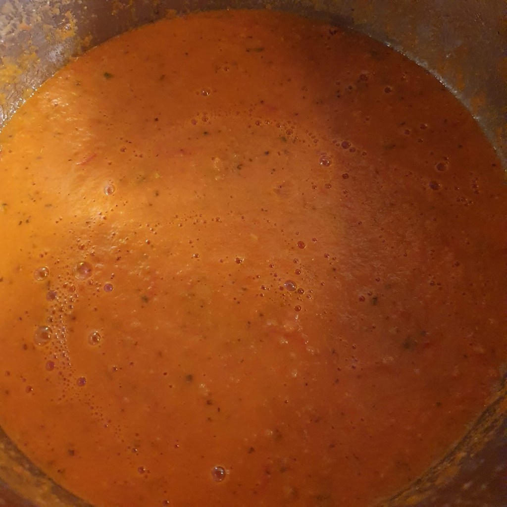 Soup all made and ready to eat!