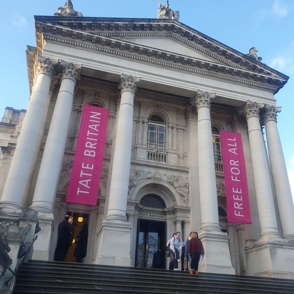 Tate Britain from the outside.