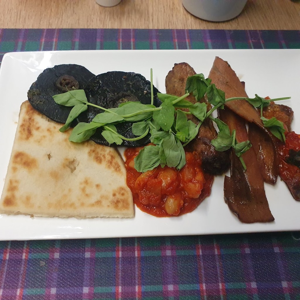 My cooked breakfast on the train