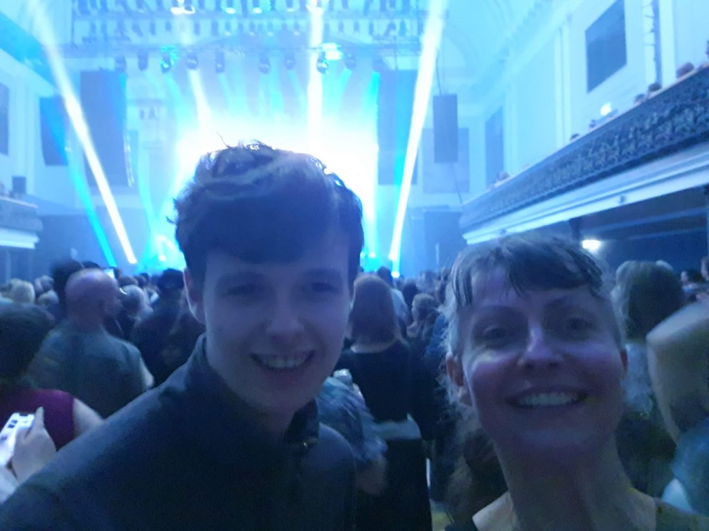 A selfie of Daniel and Rachel. 