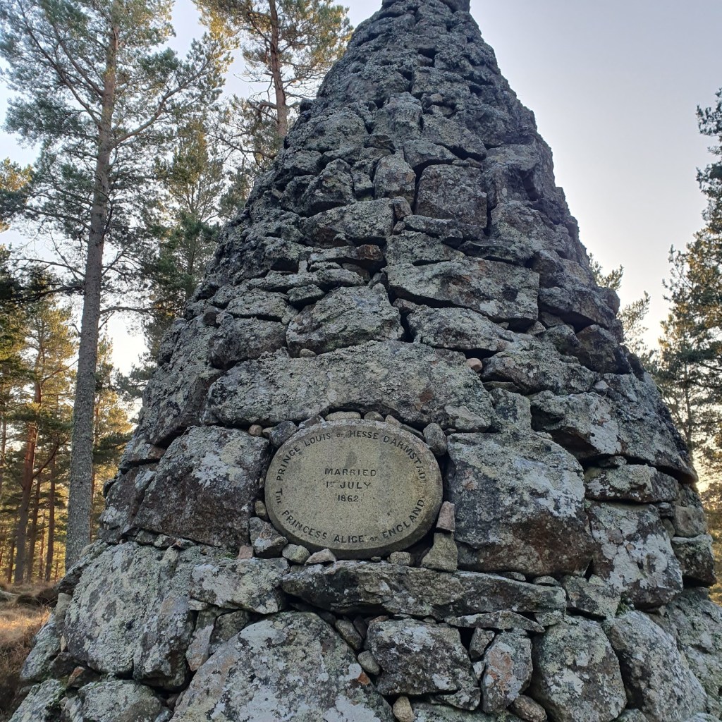 The plaque on the cairn which says Married 1th July 1862.
Prince Louis of Hesse Darmstadt
The Princess Alice of England