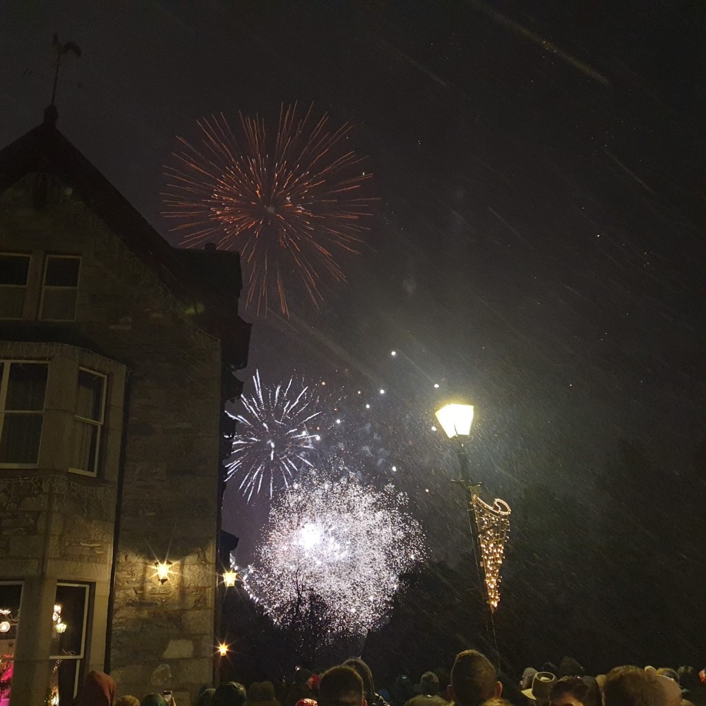 Fireworks at the Fife Arms.