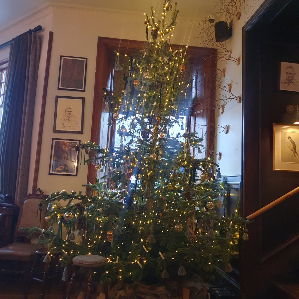 A Christmas tree in the Flying Stag
