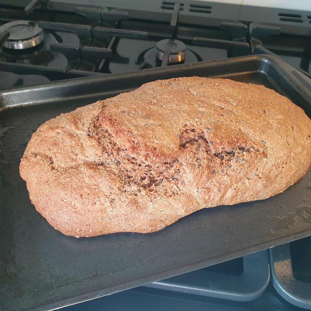 Sourdough fresh out of the oven
