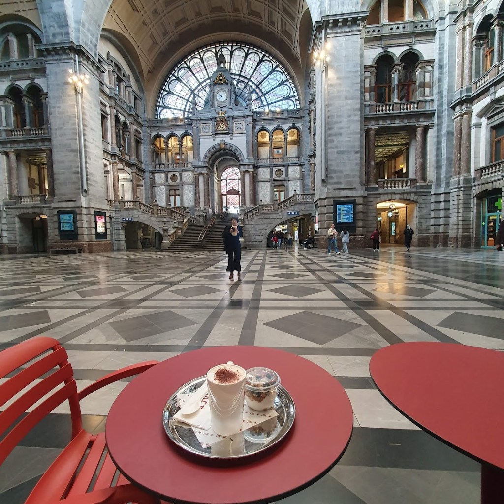 The Railway Cathedral, pigeons and cigarette butts: a work trip to Antwerp