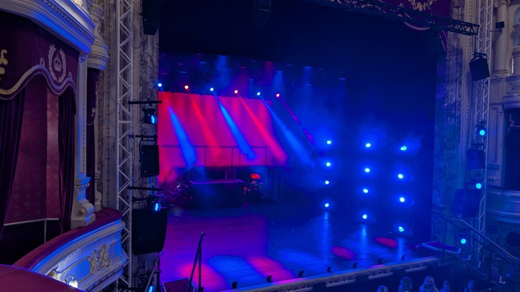 The stage at His Majesty's Theatre