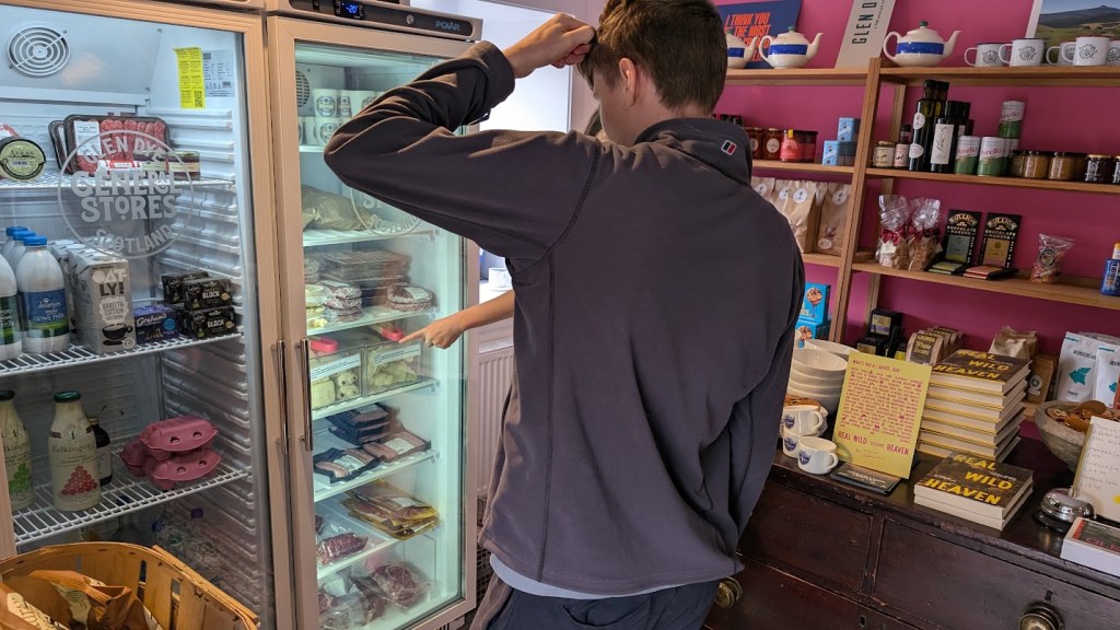 The general store at Glen Dye.