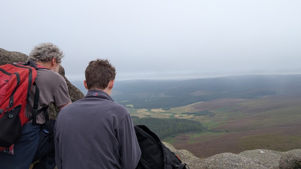 Daniel and Ben at the top
