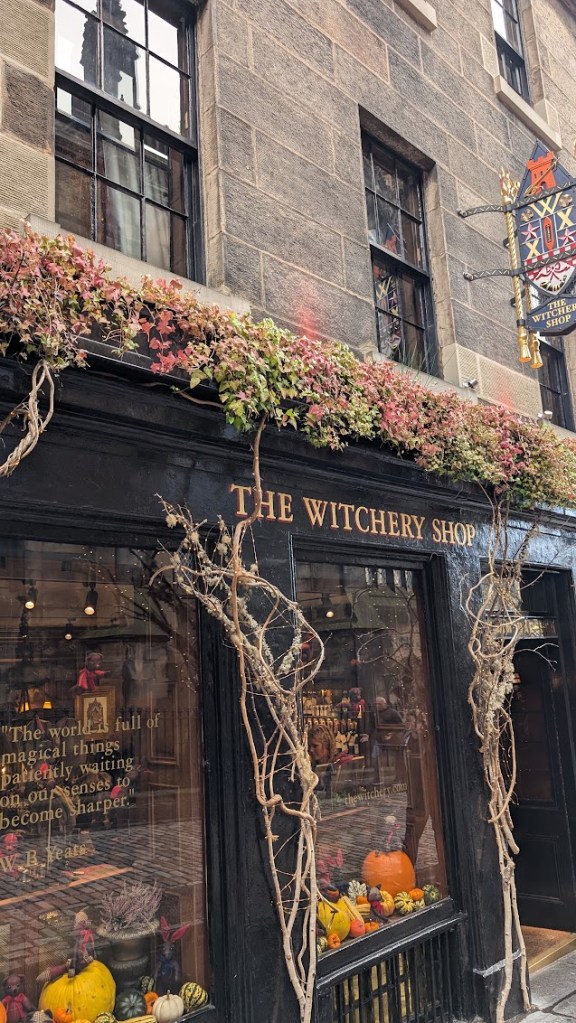 The outside of The Witchery Shop