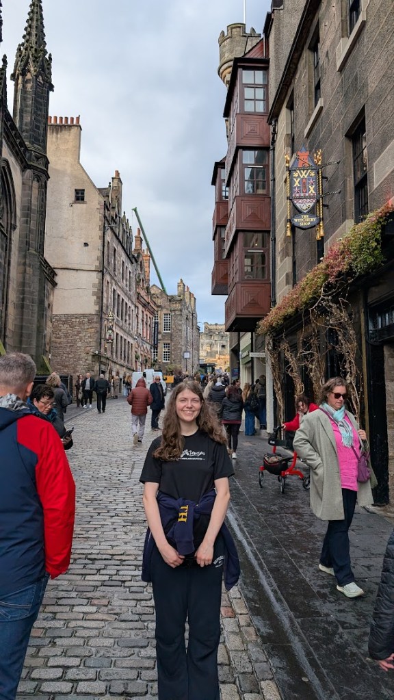 Elizabeth in The Royal Mile