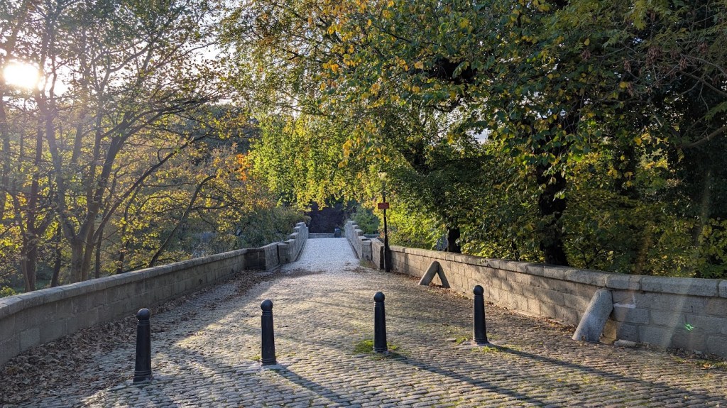 Another view of the bridge looking across it